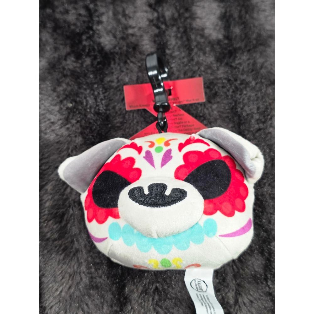Kreepy Collectibles Deddy Bears Sugar Skull Plush Keychain Clip On Day of Dead